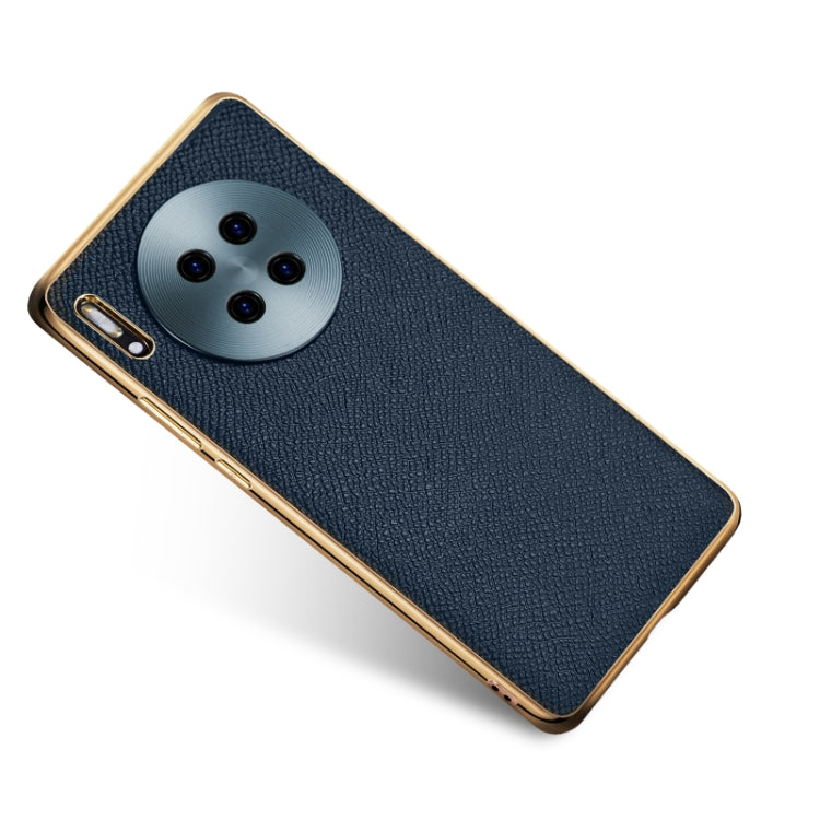 Cowhide Palm Print Shockproof Precise Hole Protective Case For Huawei Mate 30