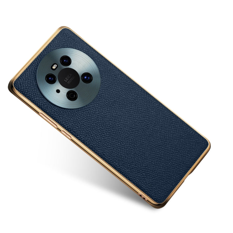 Cowhide Palm Print Shockproof Precise Hole Protective Case For Huawei Mate 40