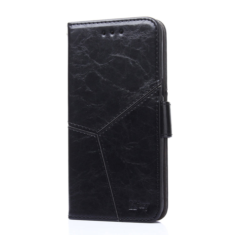 For Xiaomi Redmi Note 9 Geometric Stitching Horizontal Flip TPU + PU Leather Case with Holder & Card Slots & Wallet