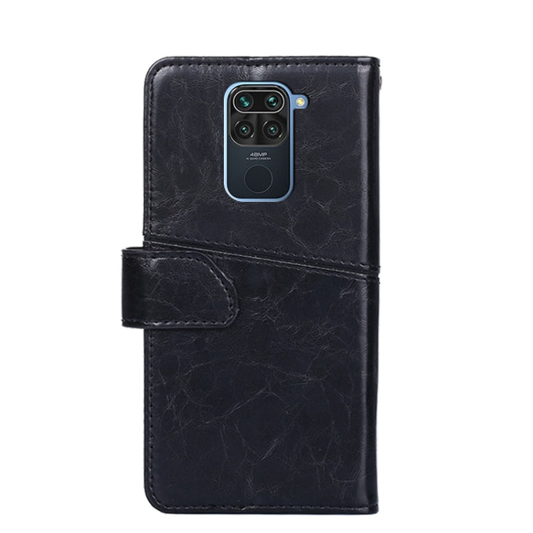 For Xiaomi Redmi Note 9 Geometric Stitching Horizontal Flip TPU + PU Leather Case with Holder & Card Slots & Wallet