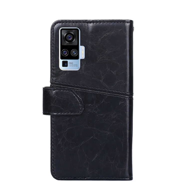 For vivo X51 5G Geometric Stitching Horizontal Flip TPU + PU Leather Case with Holder & Card Slots & Wallet