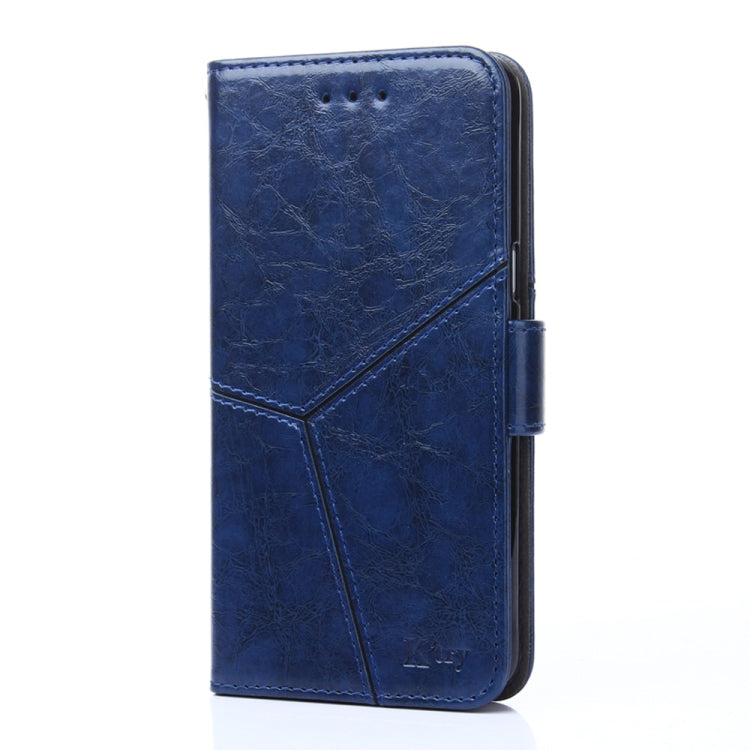 For vivo X51 5G Geometric Stitching Horizontal Flip TPU + PU Leather Case with Holder & Card Slots & Wallet