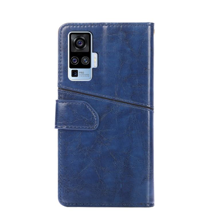 For vivo X51 5G Geometric Stitching Horizontal Flip TPU + PU Leather Case with Holder & Card Slots & Wallet