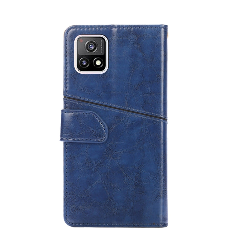 For vivo Y52S 5G Geometric Stitching Horizontal Flip TPU + PU Leather Case with Holder & Card Slots & Wallet