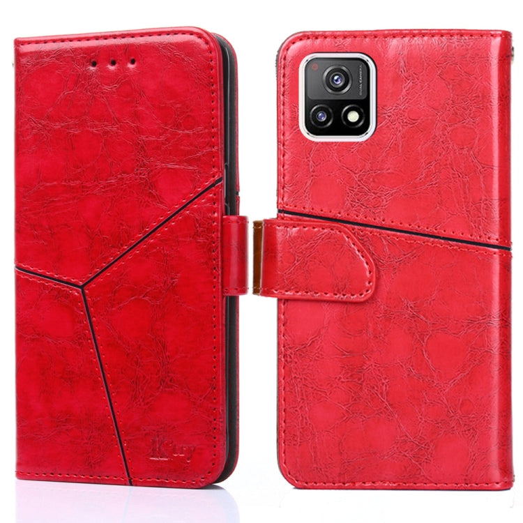 For vivo Y52S 5G Geometric Stitching Horizontal Flip TPU + PU Leather Case with Holder & Card Slots & Wallet
