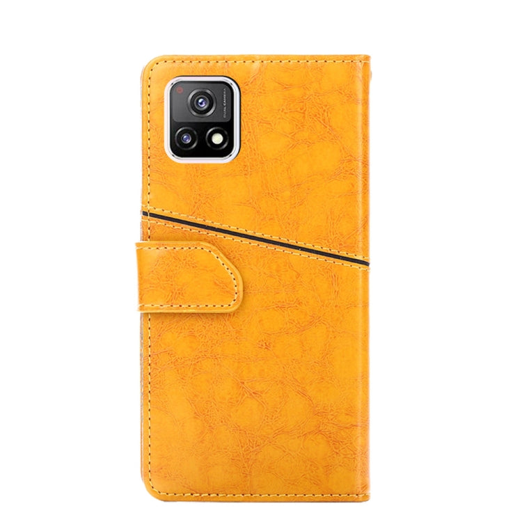 For vivo Y52S 5G Geometric Stitching Horizontal Flip TPU + PU Leather Case with Holder & Card Slots & Wallet