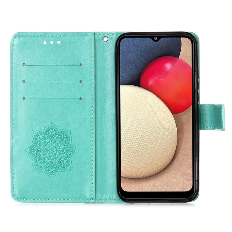 For Samsung Galaxy A02s (European Version) Dream Catcher Printing Horizontal Flip Leather Case with Holder & Card Slots & Wallet & Lanyard