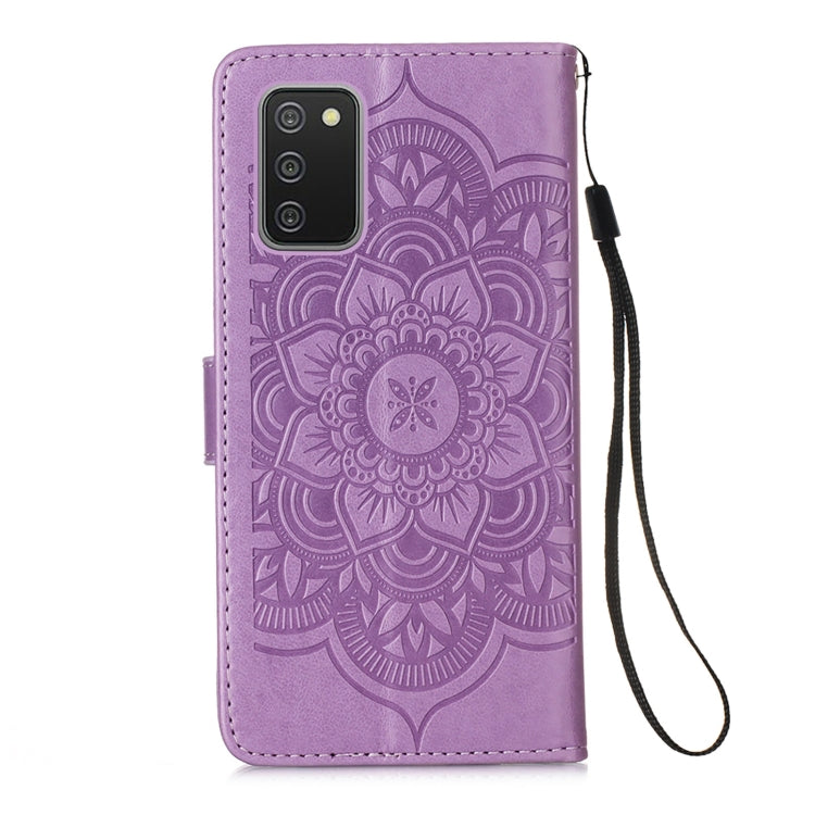 For Samsung Galaxy A02s (European Version) Dream Catcher Printing Horizontal Flip Leather Case with Holder & Card Slots & Wallet & Lanyard