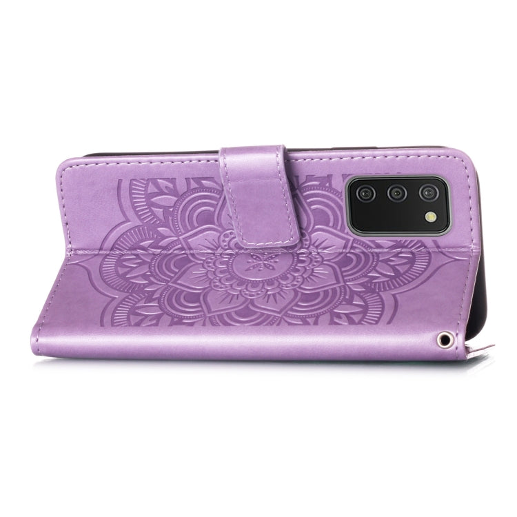 For Samsung Galaxy A02s (European Version) Dream Catcher Printing Horizontal Flip Leather Case with Holder & Card Slots & Wallet & Lanyard