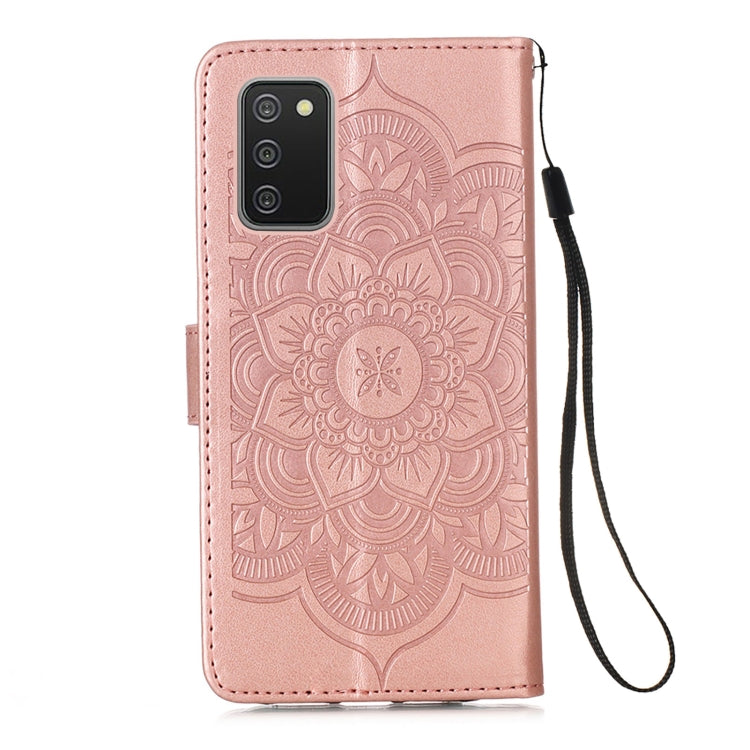 For Samsung Galaxy A02s (European Version) Dream Catcher Printing Horizontal Flip Leather Case with Holder & Card Slots & Wallet & Lanyard