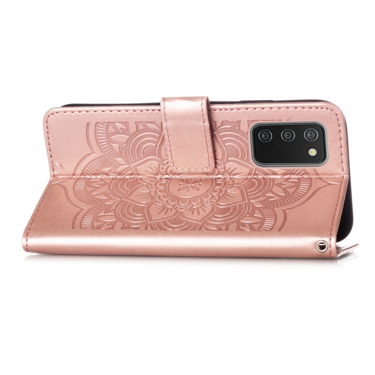 For Samsung Galaxy A02s (European Version) Dream Catcher Printing Horizontal Flip Leather Case with Holder & Card Slots & Wallet & Lanyard