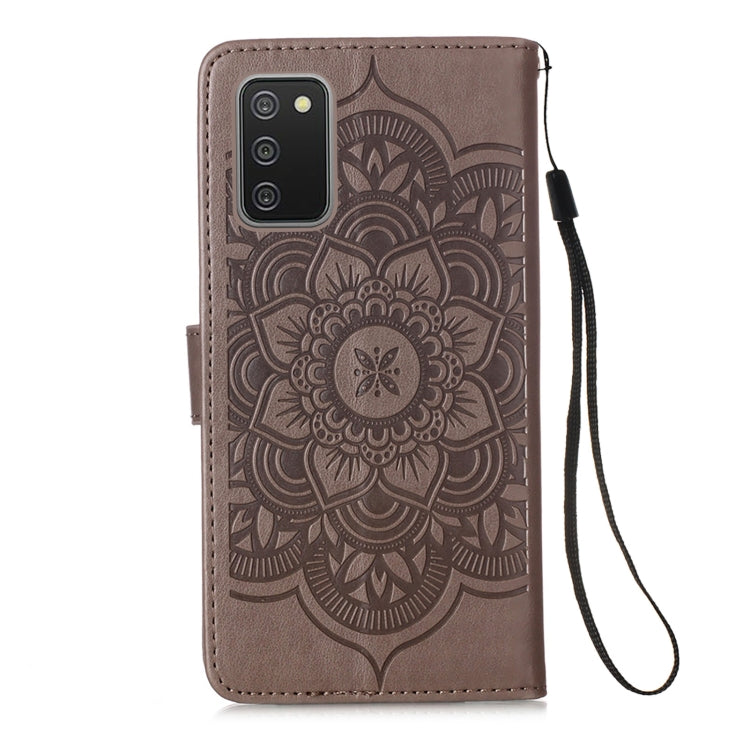 For Samsung Galaxy A02s (European Version) Dream Catcher Printing Horizontal Flip Leather Case with Holder & Card Slots & Wallet & Lanyard