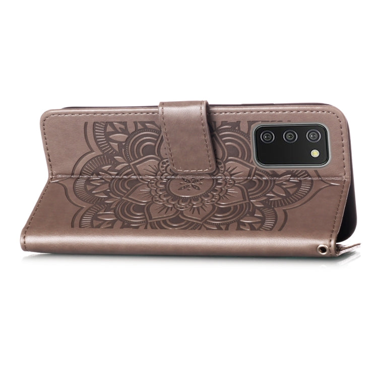 For Samsung Galaxy A02s (European Version) Dream Catcher Printing Horizontal Flip Leather Case with Holder & Card Slots & Wallet & Lanyard
