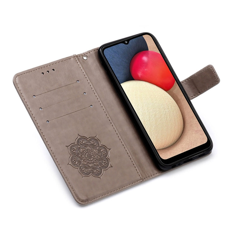 For Samsung Galaxy A02s (European Version) Dream Catcher Printing Horizontal Flip Leather Case with Holder & Card Slots & Wallet & Lanyard