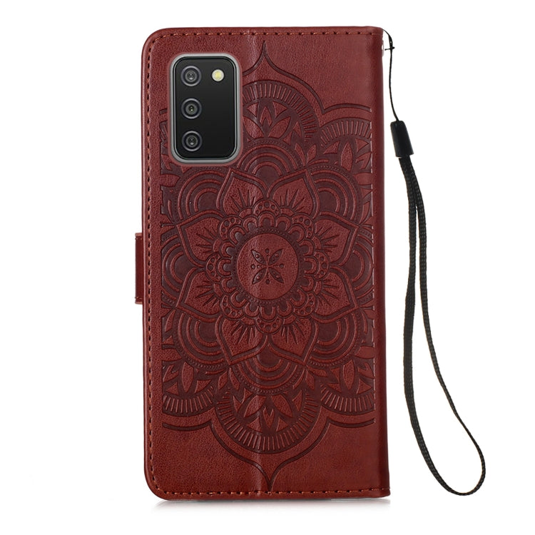 For Samsung Galaxy A02s (European Version) Dream Catcher Printing Horizontal Flip Leather Case with Holder & Card Slots & Wallet & Lanyard