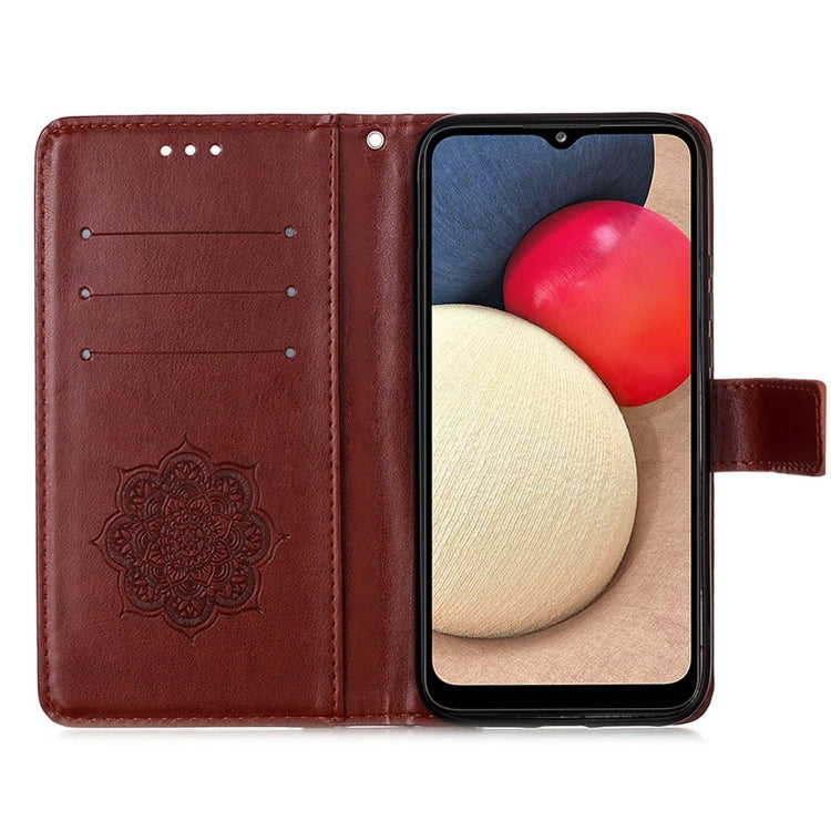 For Samsung Galaxy A02s (European Version) Dream Catcher Printing Horizontal Flip Leather Case with Holder & Card Slots & Wallet & Lanyard