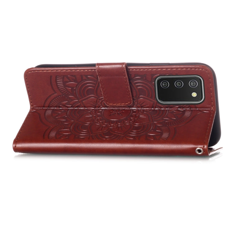 For Samsung Galaxy A02s (European Version) Dream Catcher Printing Horizontal Flip Leather Case with Holder & Card Slots & Wallet & Lanyard