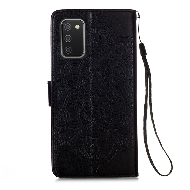 For Samsung Galaxy A02s (European Version) Dream Catcher Printing Horizontal Flip Leather Case with Holder & Card Slots & Wallet & Lanyard