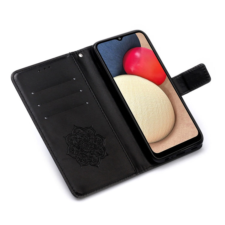 For Samsung Galaxy A02s (European Version) Dream Catcher Printing Horizontal Flip Leather Case with Holder & Card Slots & Wallet & Lanyard