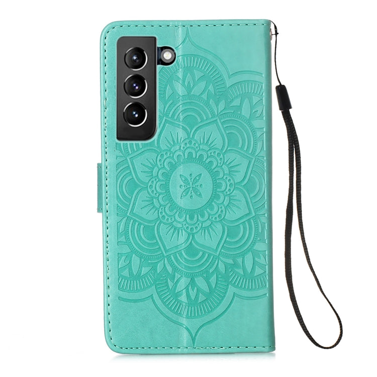 For Samsung Galaxy S21+ 5G Dream Catcher Printing Horizontal Flip Leather Case with Holder & Card Slots & Wallet & Lanyard