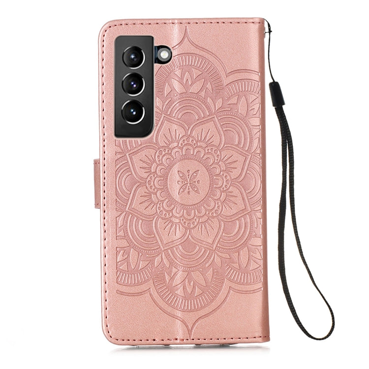 For Samsung Galaxy S21+ 5G Dream Catcher Printing Horizontal Flip Leather Case with Holder & Card Slots & Wallet & Lanyard