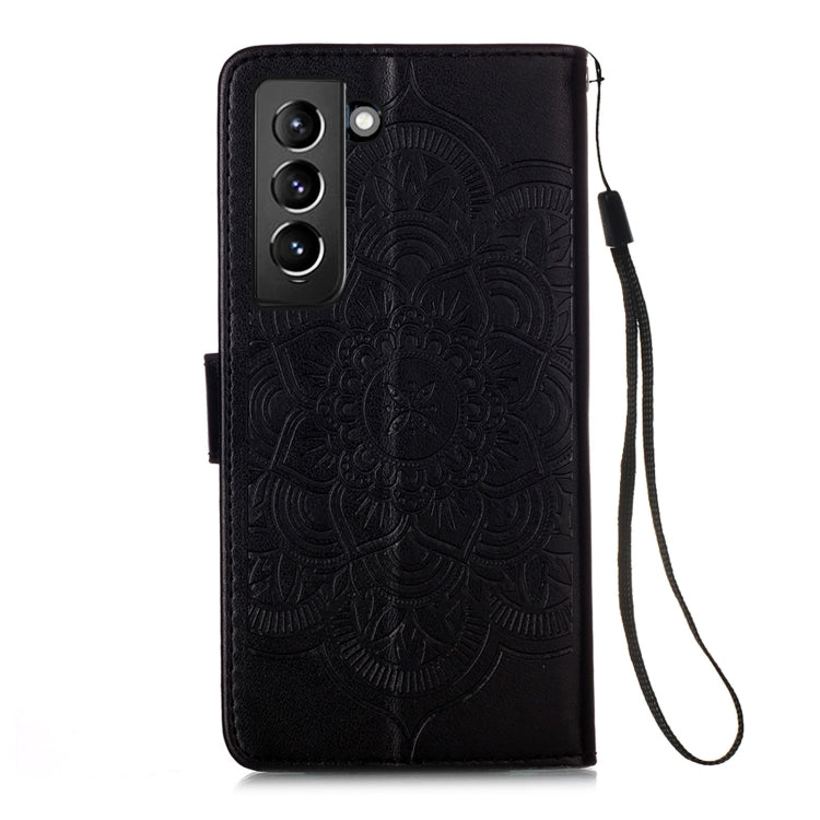 For Samsung Galaxy S21+ 5G Dream Catcher Printing Horizontal Flip Leather Case with Holder & Card Slots & Wallet & Lanyard