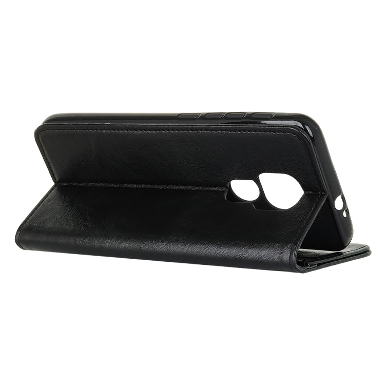 For Motorola Moto G Play 2021 Magnetic Crazy Horse Texture Horizontal Flip Leather Case with Holder & Card Slots & Wallet