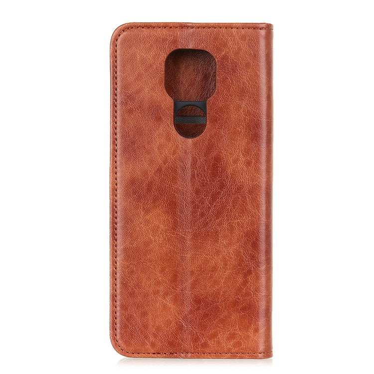 For Motorola Moto G Play 2021 Magnetic Crazy Horse Texture Horizontal Flip Leather Case with Holder & Card Slots & Wallet
