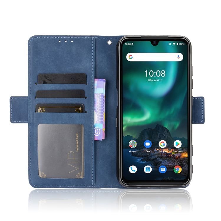 For UMIDIGI Bison Wallet Style Skin Feel Calf Pattern Leather Case with Separate Card Slot