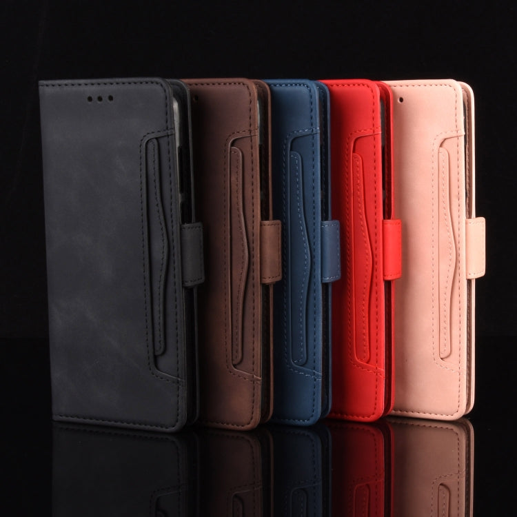 For UMIDIGI Bison Wallet Style Skin Feel Calf Pattern Leather Case with Separate Card Slot