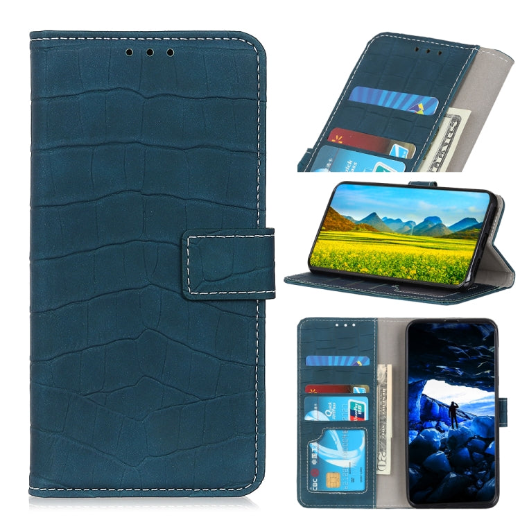 For Xiaomi Redmi Note 9 5G Crocodile Texture Horizontal Flip Leather Case with Holder & Card Slots & Wallet