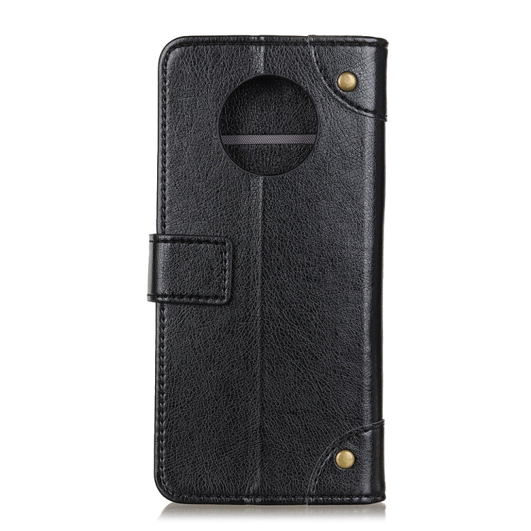 For Xiaomi Redmi Note 9 5G / Note 9T 5G Copper Buckle Nappa Texture Horizontal Flip Leather Case with Holder & Card Slots & Wallet