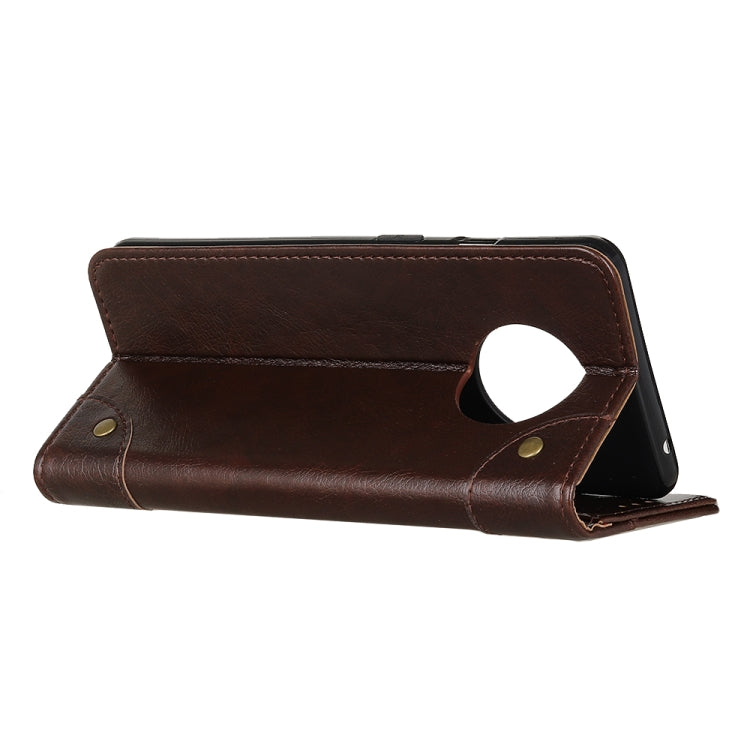 For Xiaomi Redmi Note 9 5G / Note 9T 5G Copper Buckle Nappa Texture Horizontal Flip Leather Case with Holder & Card Slots & Wallet
