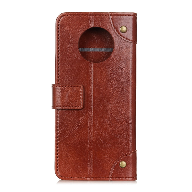 For Xiaomi Redmi Note 9 5G / Note 9T 5G Copper Buckle Nappa Texture Horizontal Flip Leather Case with Holder & Card Slots & Wallet