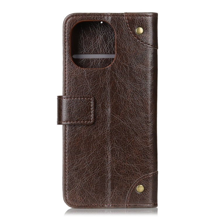 For Xiaomi Mi 11 Copper Buckle Nappa Texture Horizontal Flip Leather Case with Holder & Card Slots & Wallet