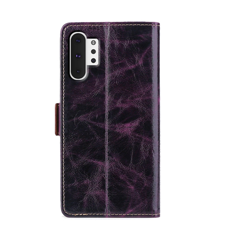 For Samsung Galaxy Note 10 Pro Knead Pattern Texture Side Buckle Horizontal Flip Leather Case with Holder & Card Slots