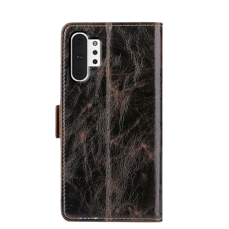 For Samsung Galaxy Note 10 Pro Knead Pattern Texture Side Buckle Horizontal Flip Leather Case with Holder & Card Slots
