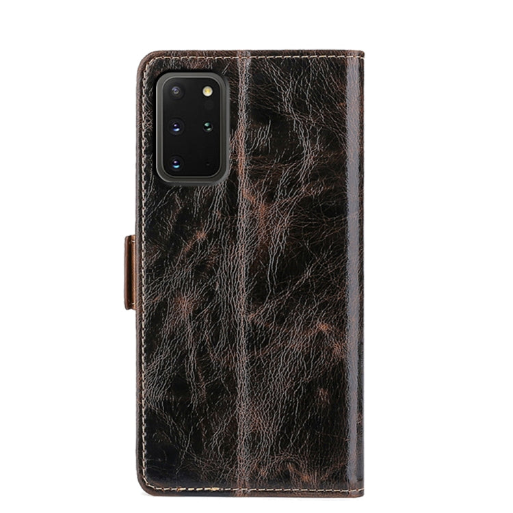 For Samsung Galaxy S20 Knead Pattern Texture Side Buckle Horizontal Flip Leather Case with Holder & Card Slots