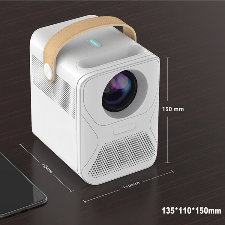 X6 1080P 4000 Lumens Mini Household Office Smart Digital Projector, Basic Version