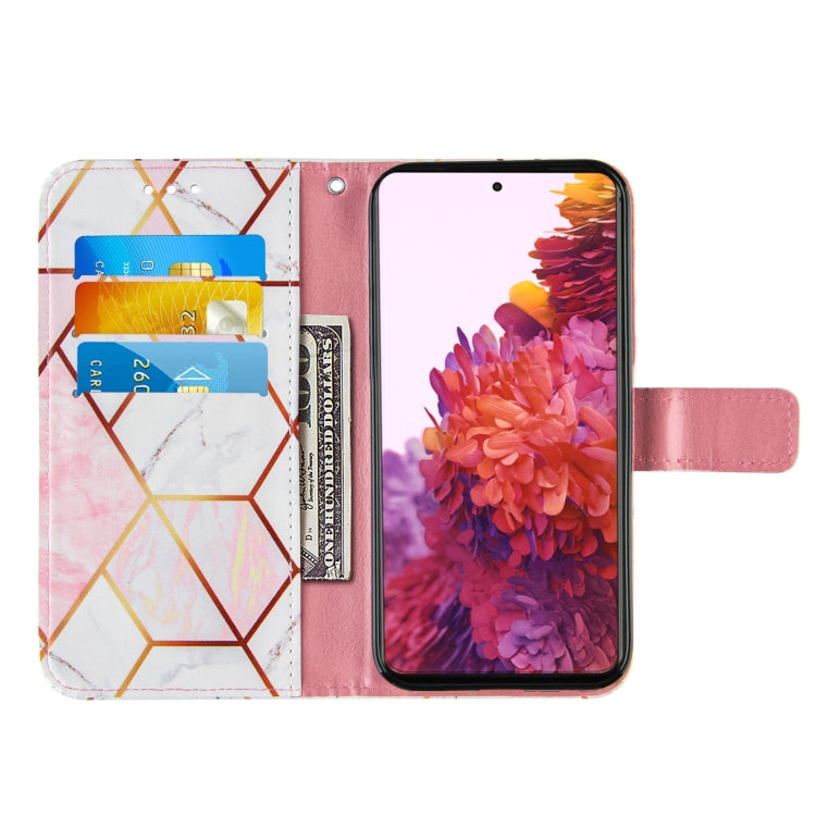 For Samsung Galaxy S21 Ultra 5G Marble Stitching Horizontal Flip PU Leather Case with Holder & Card Slots & Wallet & Lanyard