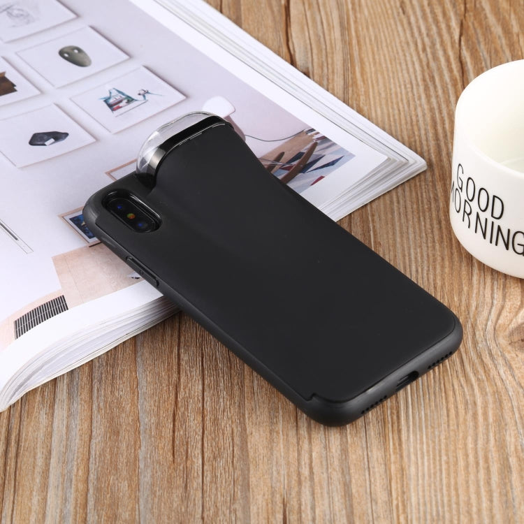 For iPhone X / XS PC + TPU Shockproof Protective Back Case With AirPods Storage Box