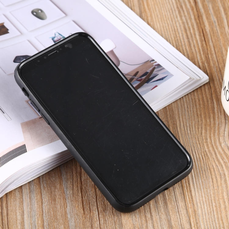 For iPhone X / XS PC + TPU Shockproof Protective Back Case With AirPods Storage Box