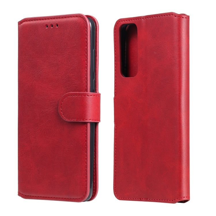 For Huawei P Smart 2021 Classic Calf Texture PU + TPU Horizontal Flip Leather Case, with Holder & Card Slots & Wallet