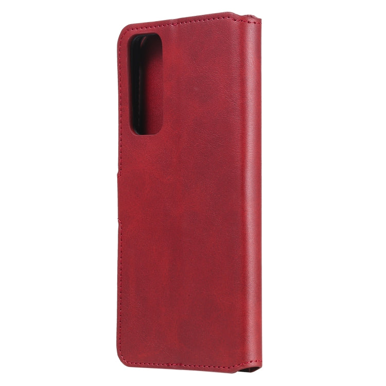 For Huawei P Smart 2021 Classic Calf Texture PU + TPU Horizontal Flip Leather Case, with Holder & Card Slots & Wallet