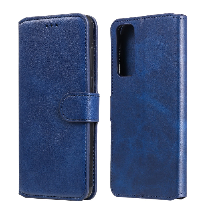 For Huawei P Smart 2021 Classic Calf Texture PU + TPU Horizontal Flip Leather Case, with Holder & Card Slots & Wallet