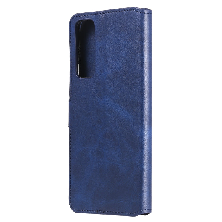 For Huawei P Smart 2021 Classic Calf Texture PU + TPU Horizontal Flip Leather Case, with Holder & Card Slots & Wallet