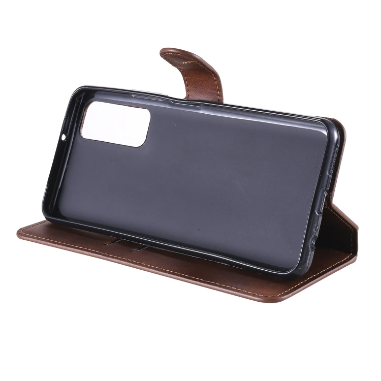 For Huawei P Smart 2021 Classic Calf Texture PU + TPU Horizontal Flip Leather Case, with Holder & Card Slots & Wallet