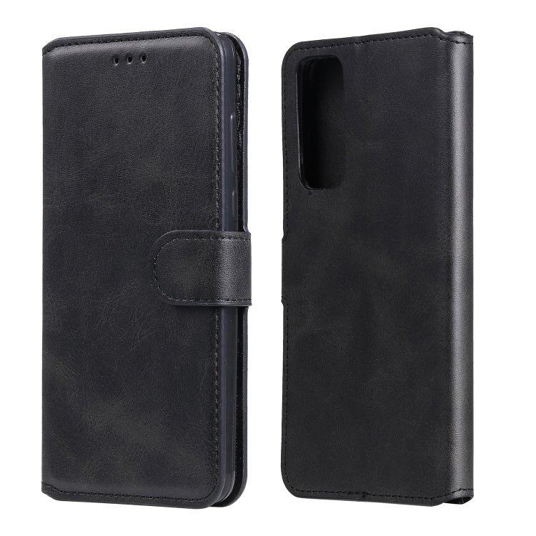 For Huawei P Smart 2021 Classic Calf Texture PU + TPU Horizontal Flip Leather Case, with Holder & Card Slots & Wallet