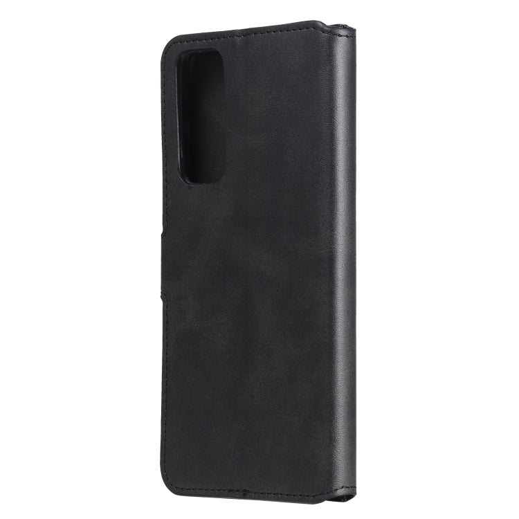 For Huawei P Smart 2021 Classic Calf Texture PU + TPU Horizontal Flip Leather Case, with Holder & Card Slots & Wallet