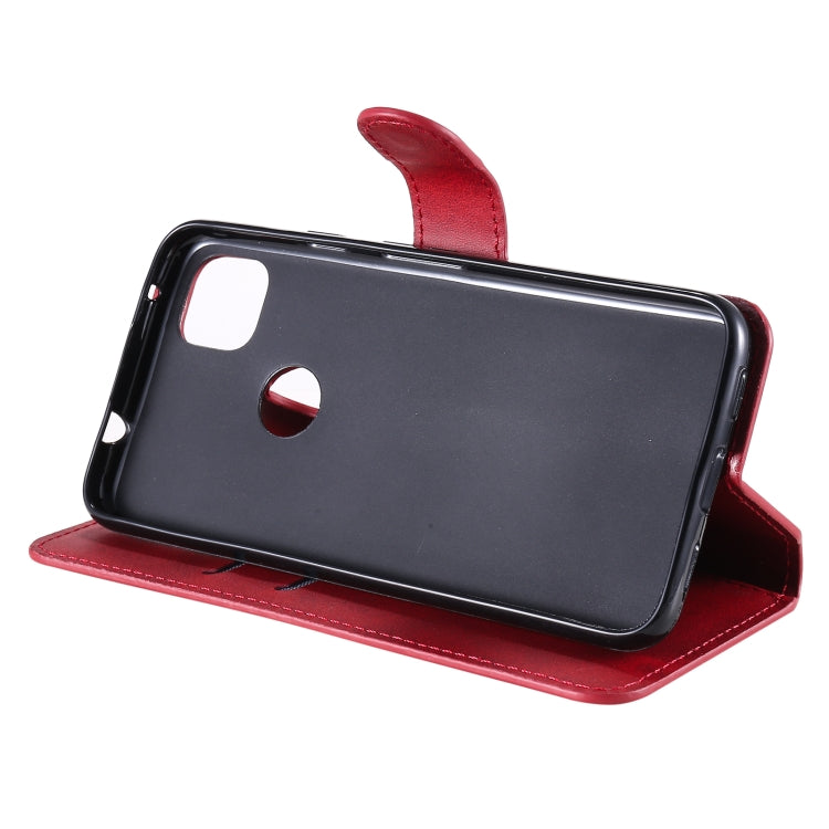 For Google Pixel 4a Classic Calf Texture PU + TPU Horizontal Flip Leather Case, with Holder & Card Slots & Wallet